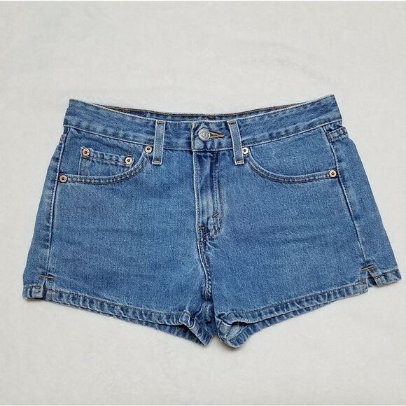 VINTAGE Y2K Levi's Daisy Duke Denim Shorty Shorts - Picture 6 of 11